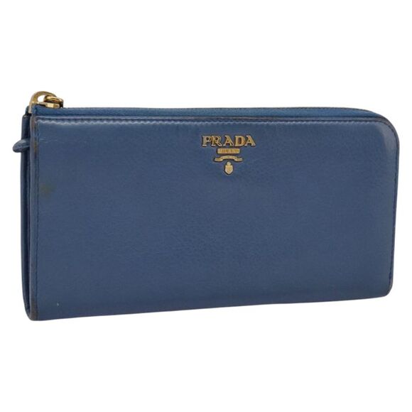 Prada Saffiano Blue Leather Wallet (Pre-Owned) - Picture 16 of 16